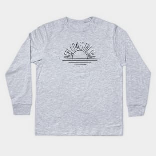 here comes the sun Kids Long Sleeve T-Shirt